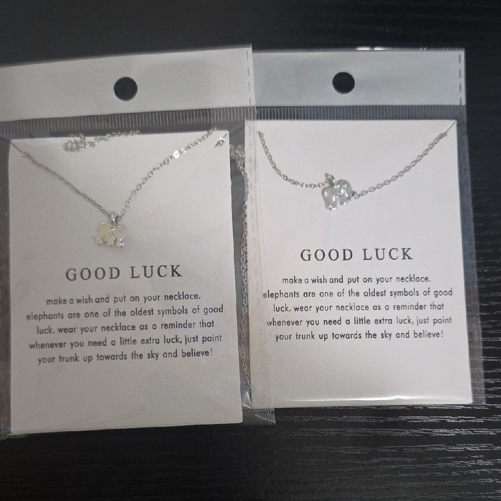 Silver Elephant Necklace